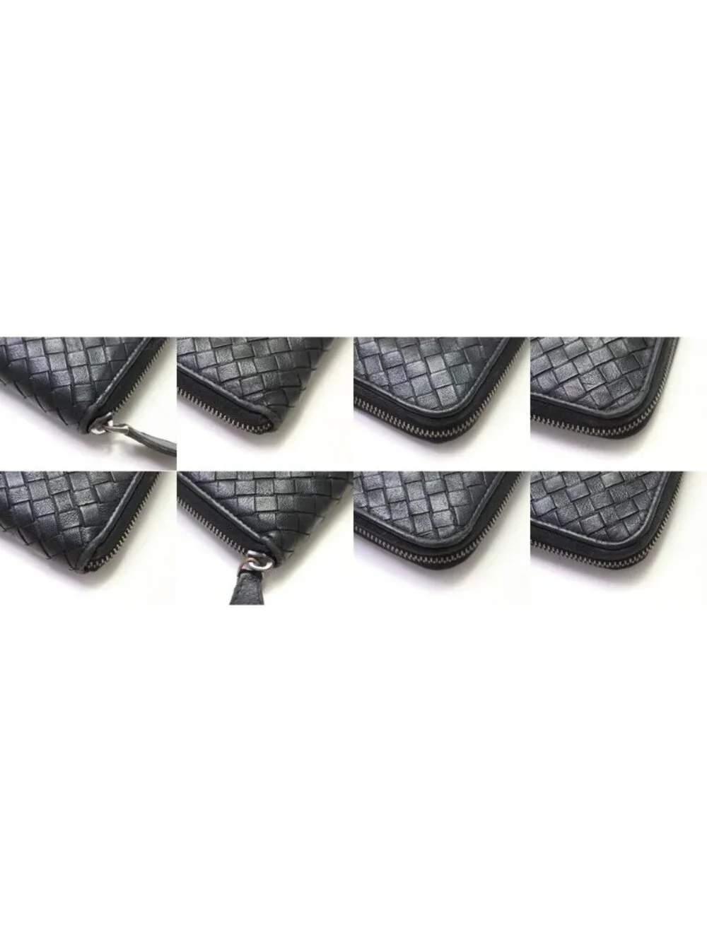 Bottega Veneta Intrecciato Leather Zip Around Wallet